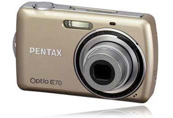 PENTAX Optio E70 10MP Digital Camera (Gold)