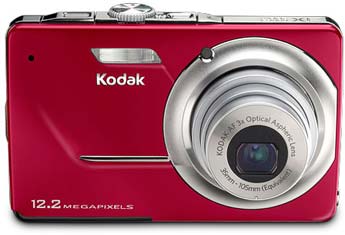 Kodak EasyShare M341 12.2MP Digital Camera (Red)